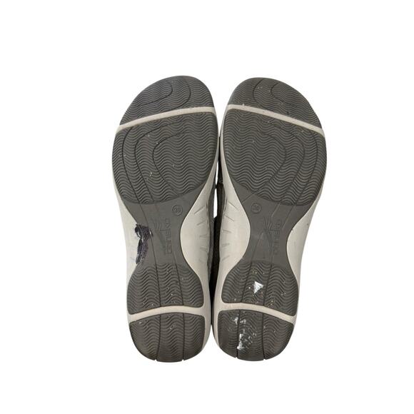 Dansko Hilde Slip On Shoes Gray Shimmery Suede Leather Women's size 39 US 8.5 - Picture 4 of 11